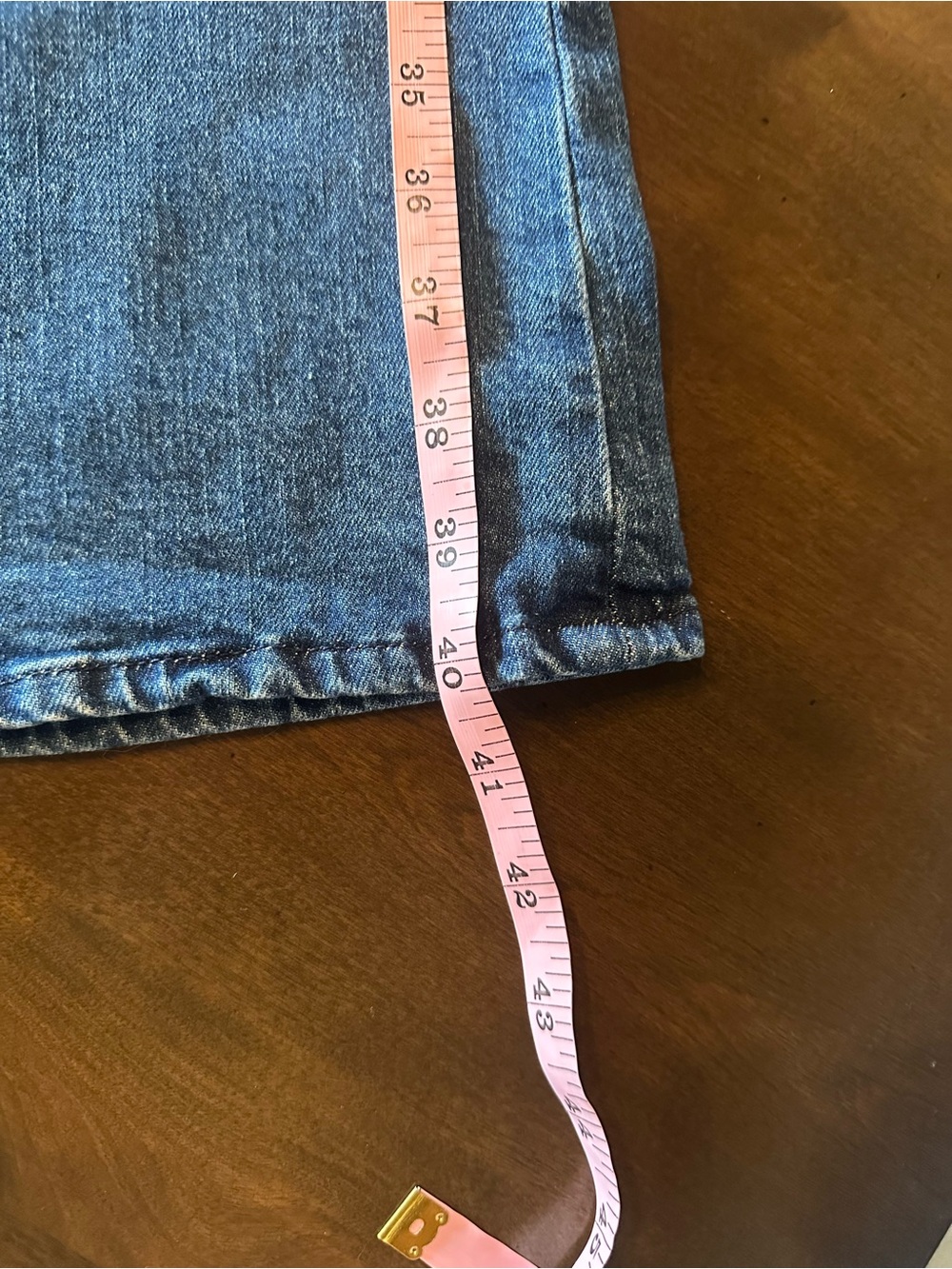 GAP Women's Dark Blue 70’s Flare Button-Accent Jeans - Size 8/29 - Picture 9 of 11